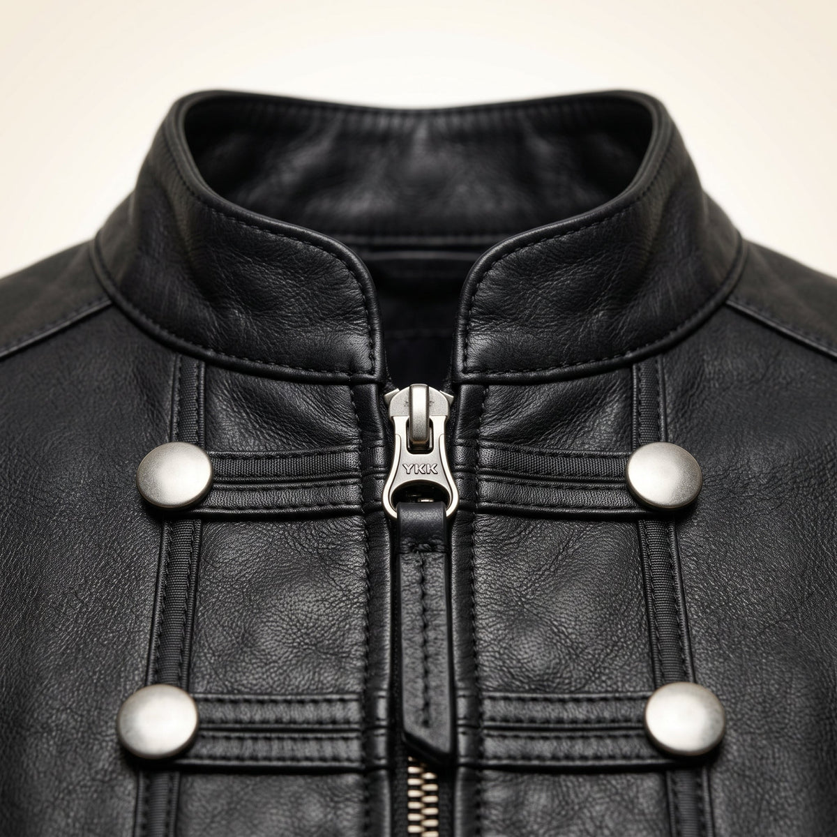 Women’s Black Genuine Cross Closure Jacket